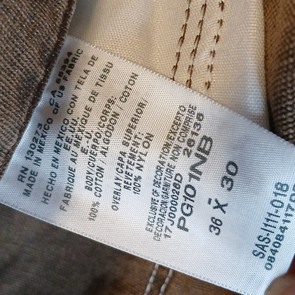 Wrangler Pro Gear Heavy Duty Denim Colorblock Jeans Size 36x30 - Picture 5 of 9